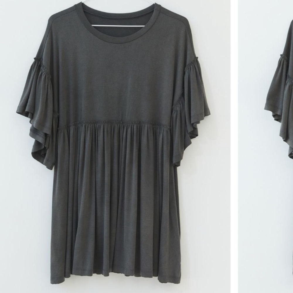 UO Baza Ruffle Mini Frock - NWT